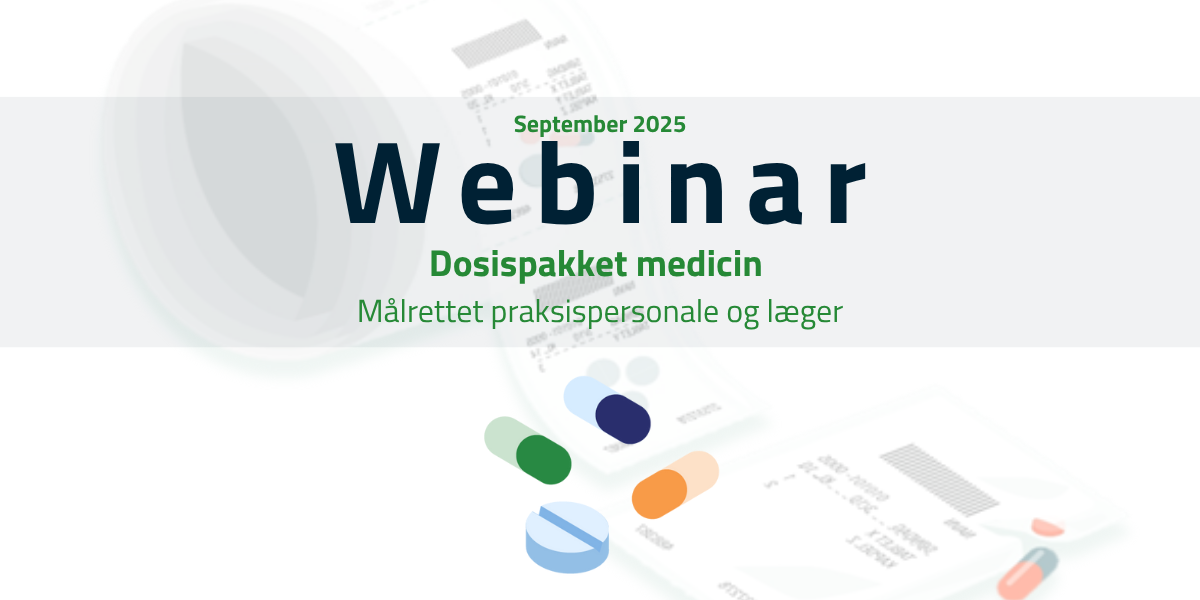 Illustration dosispakket medicin 