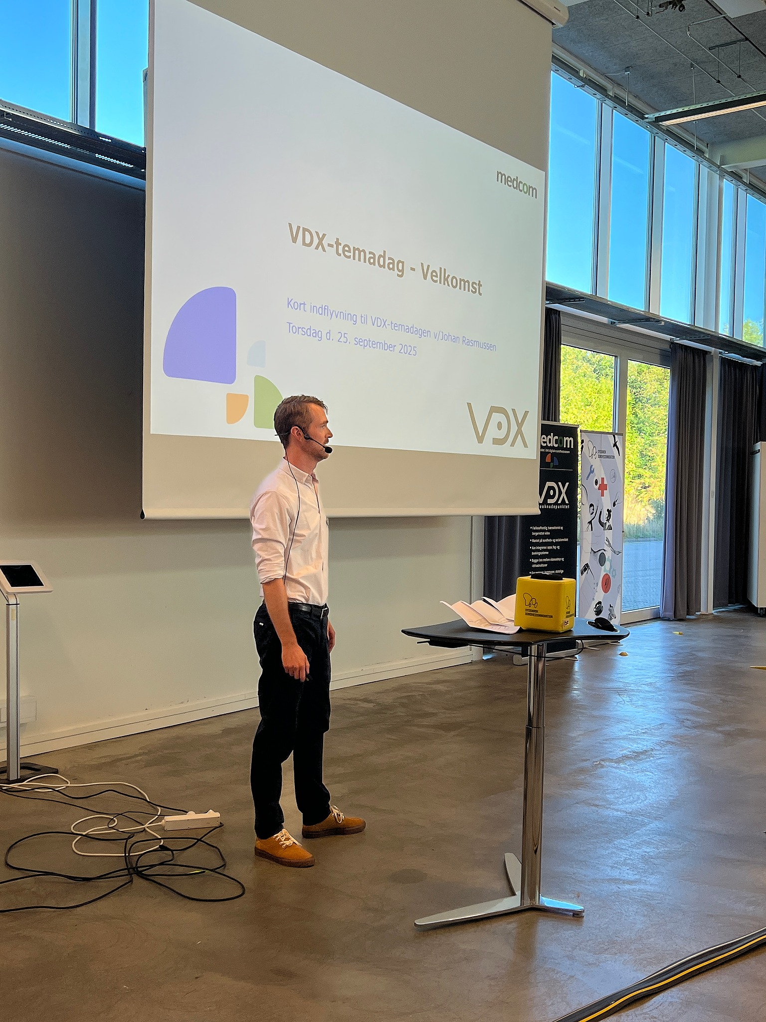 Johan fra Systemforvaltning byder velkommen