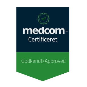 MedComs certificeringslogo 